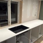 Silestone Persian White - Falun - montering  2026-04-17