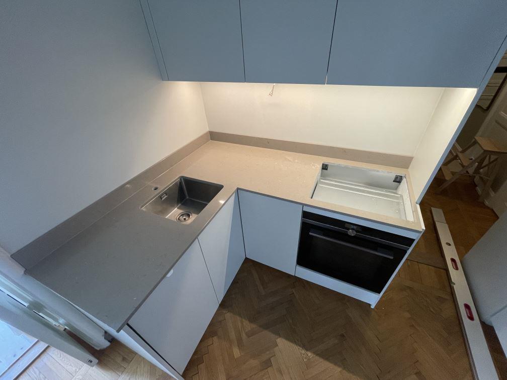 Silestone Coral Clay - Hornstull - montering  2026-04-16