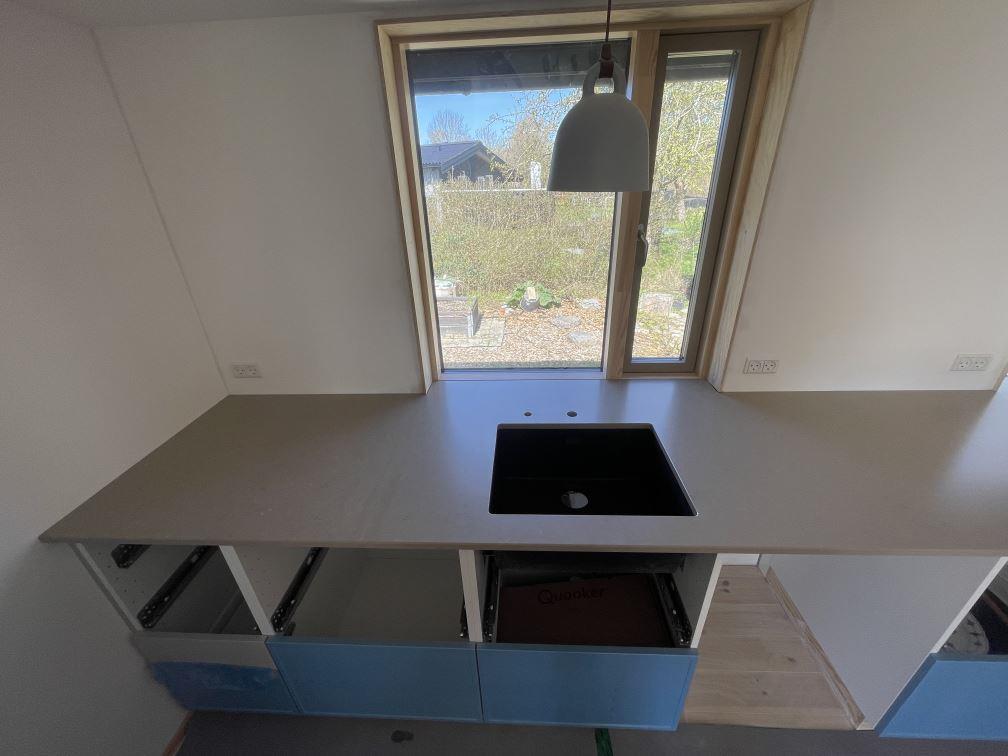 Silestone Coral Clay - Vejby Strand - montering  2026-04-20