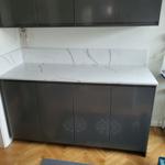 Projekt Technistone Crystal Calacatta Silva - Älvsjö