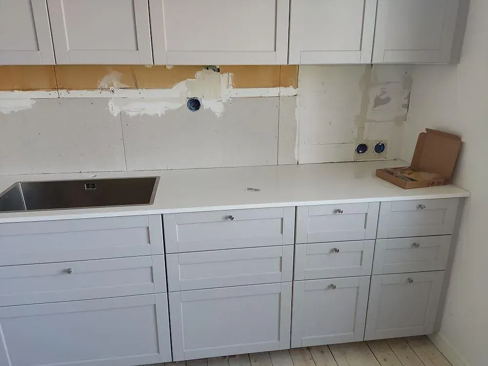 Projekt Silestone Miami White - Göteborg.