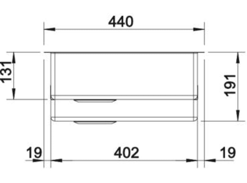 Claron 340/180 U Infino - Stor låda till höger