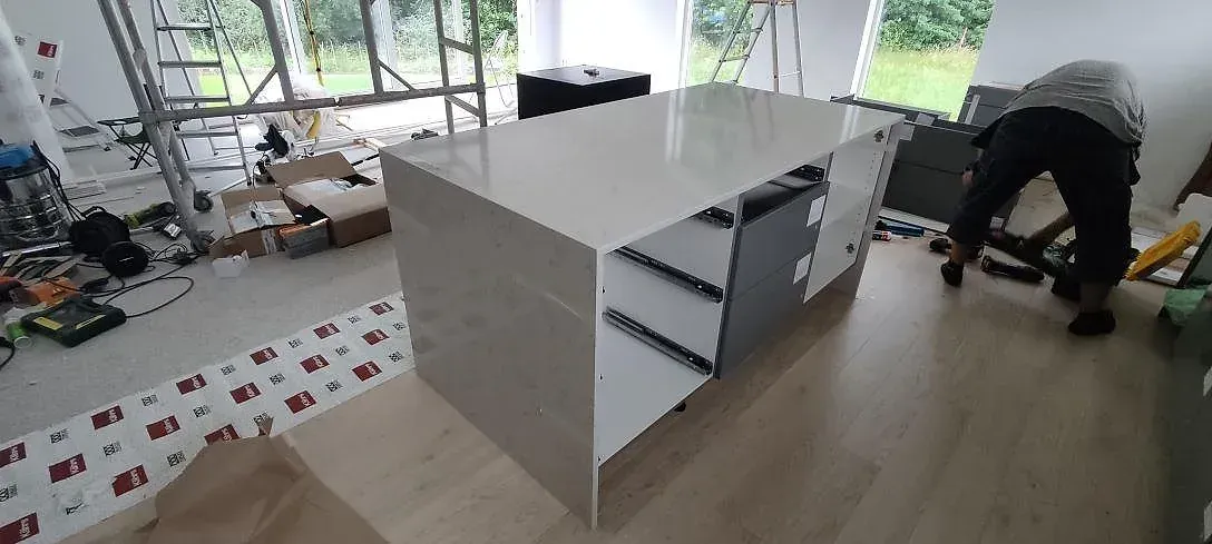 Projekt Silestone Lagoon - Hässleholm.