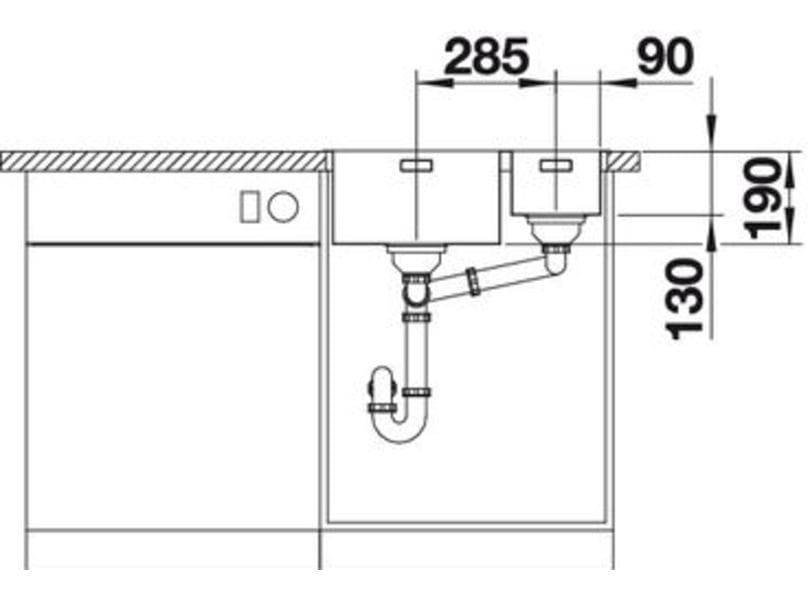 Andano 340/180-IF Infino - Stor låda till höger
