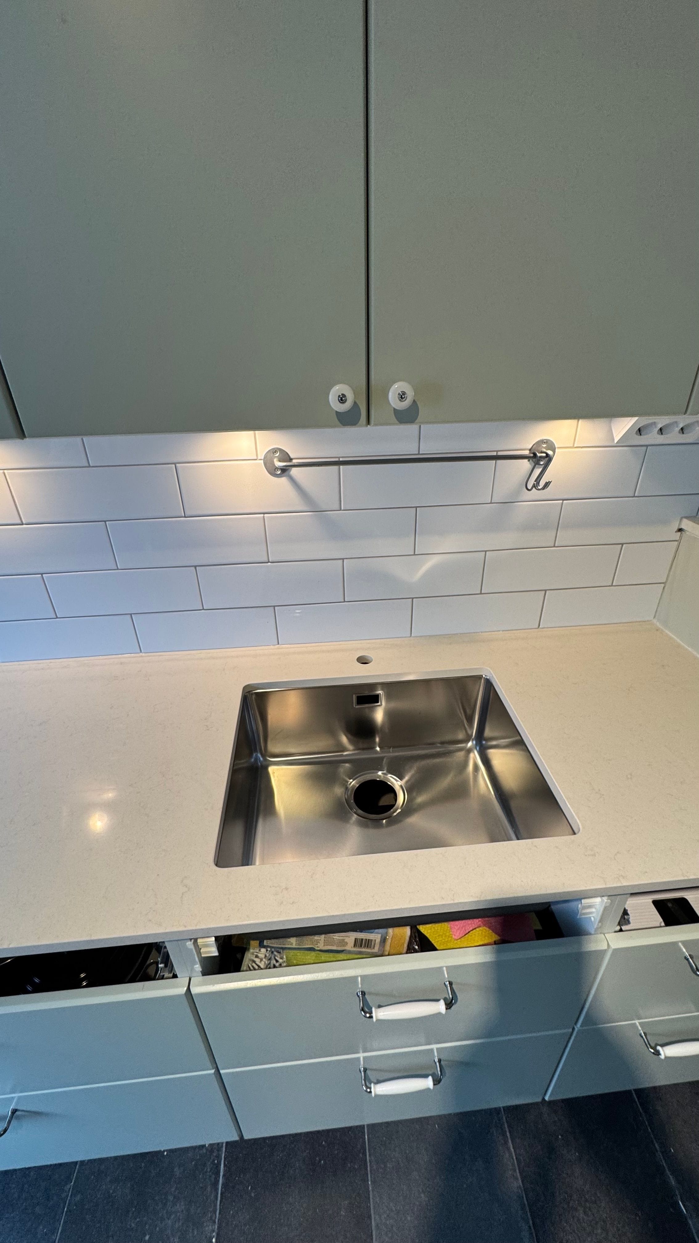 Köksbänkskiva i Silestone Linen Cream, Landskrona