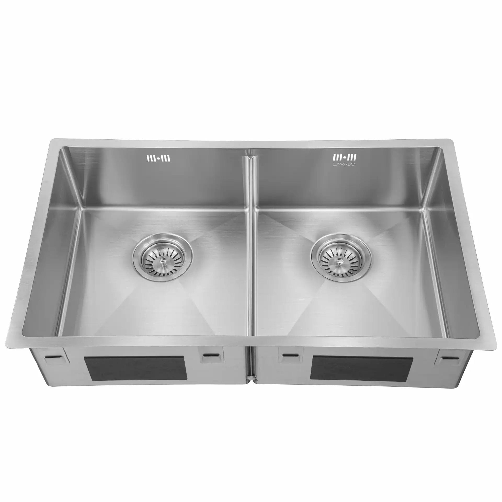 Lavabo Kubus 740 Soft slim dubbel diskho