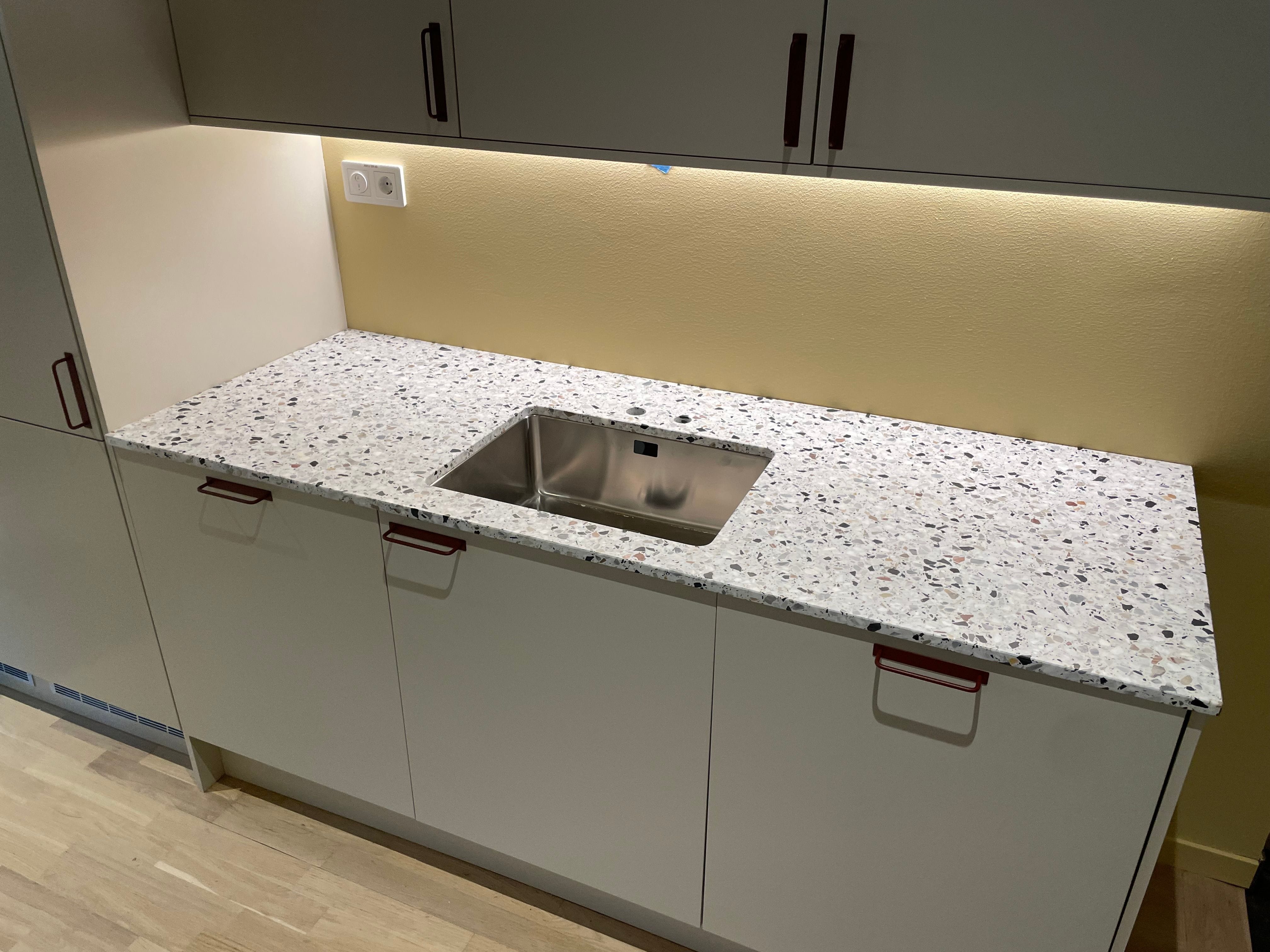Terrazzo GV köksbänkskiva i Sundbyberg