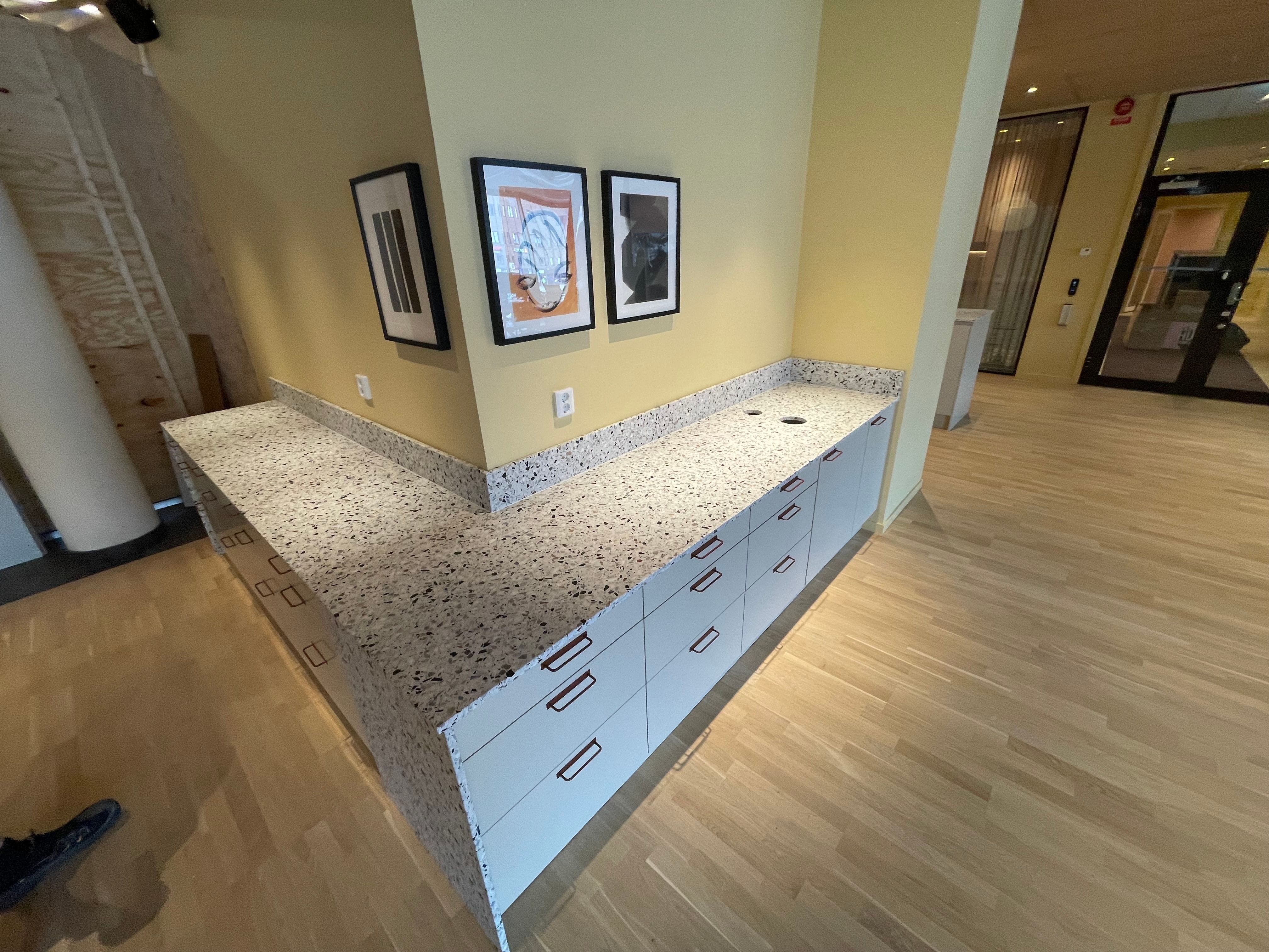 Terrazzo GV köksbänkskiva i Sundbyberg