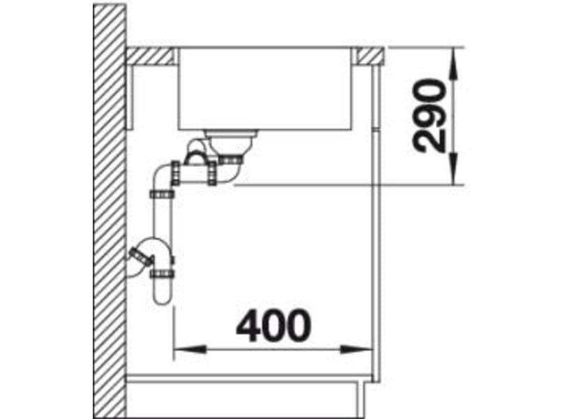 Andano 340/180-IF Infino - Stor låda till höger