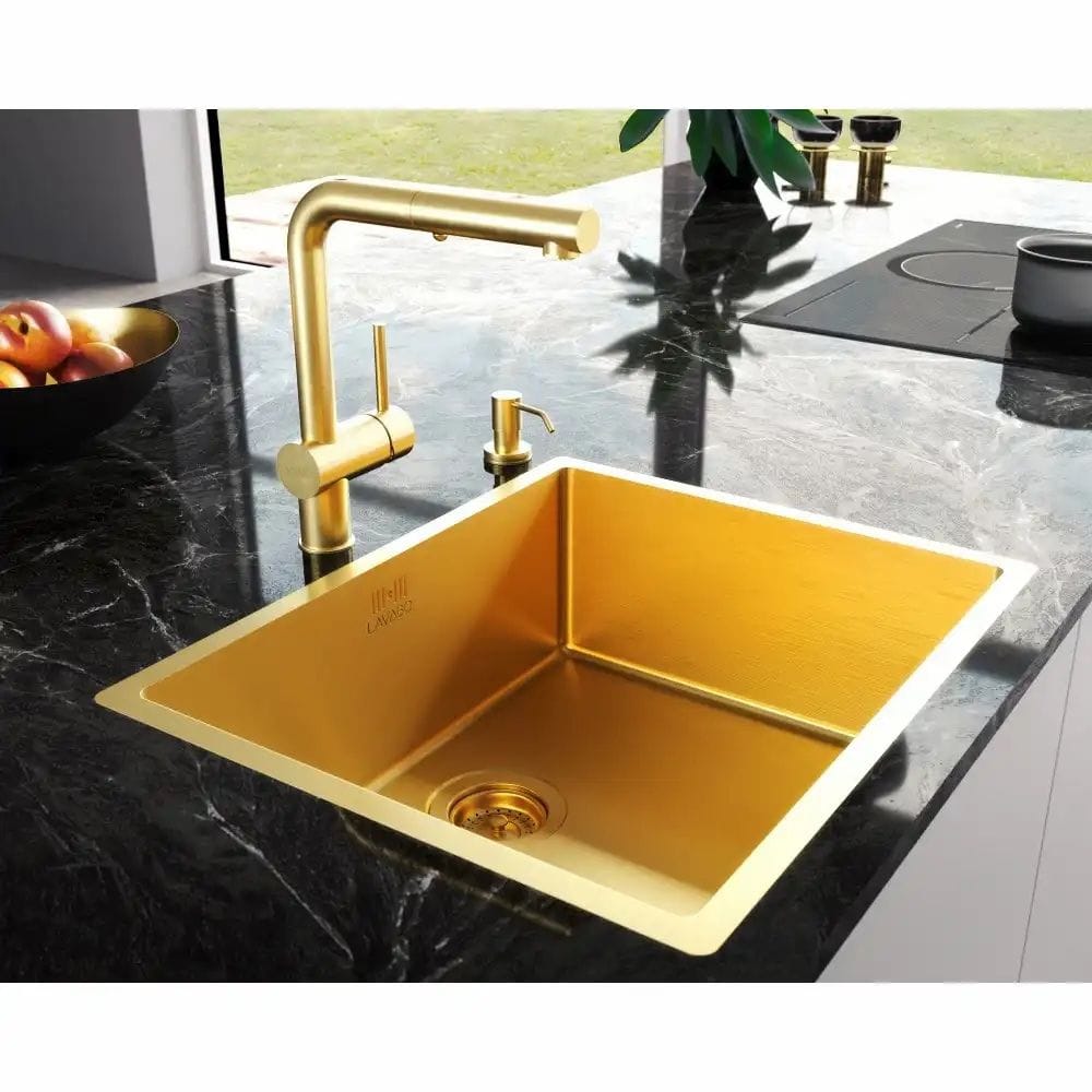 Lavabo Kubus 500 Soft Massiv Mässing