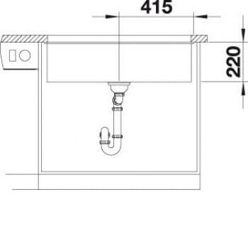 Subline 800 U InFino - Antracit