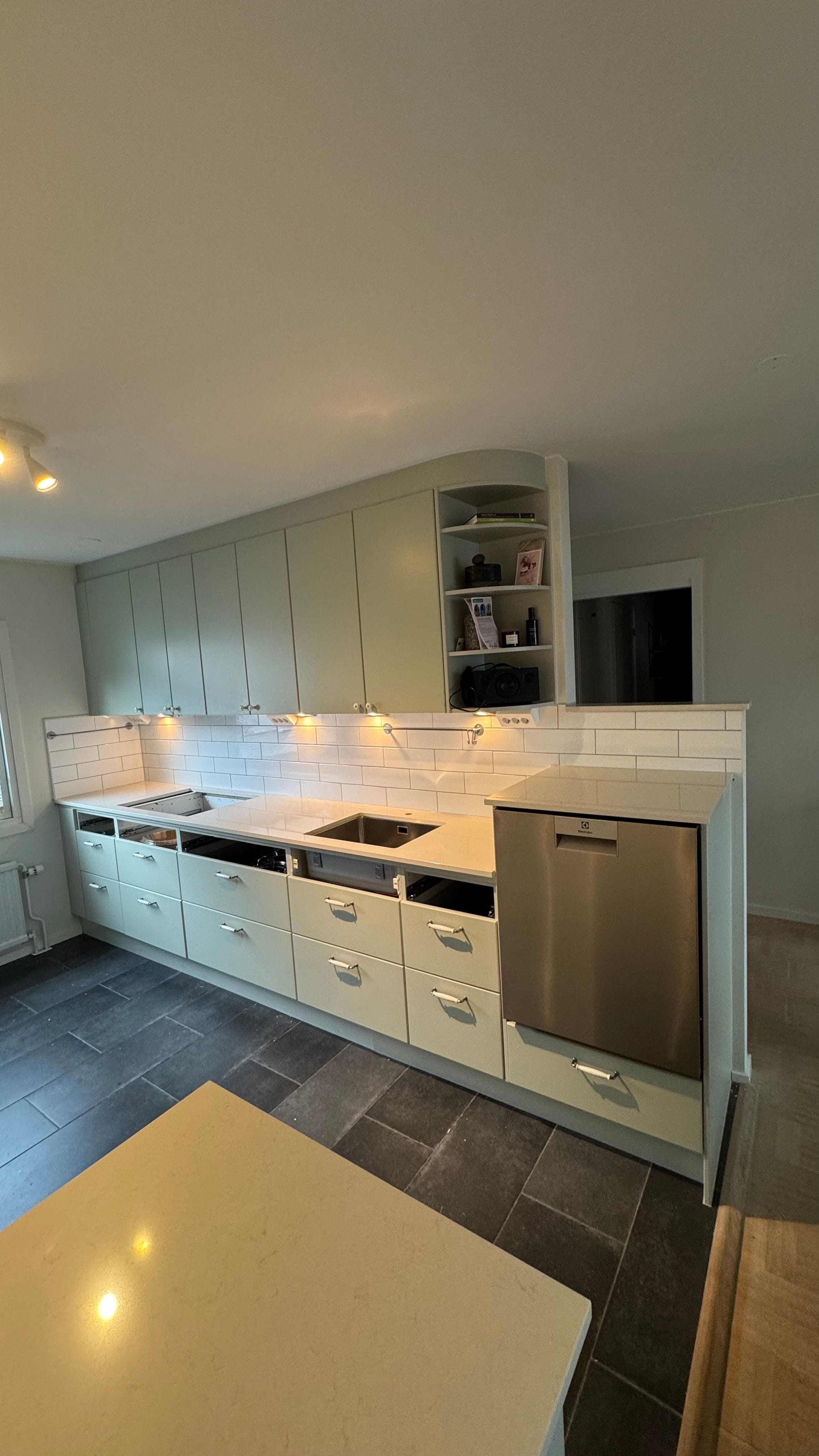 Köksbänkskiva i Silestone Linen Cream, Landskrona