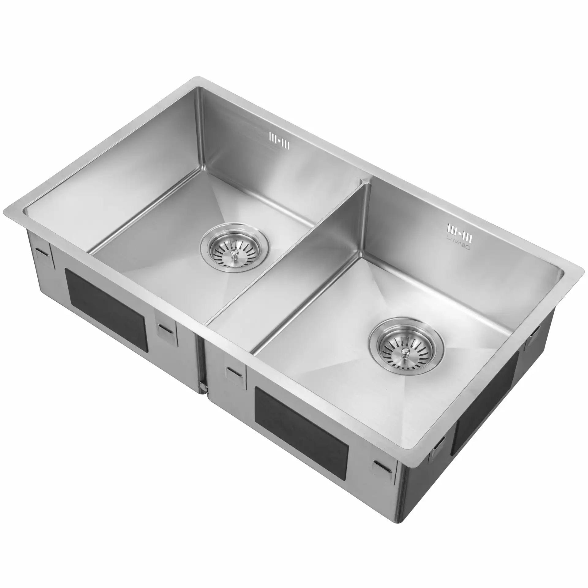 Lavabo Kubus 740 Soft slim dubbel diskho
