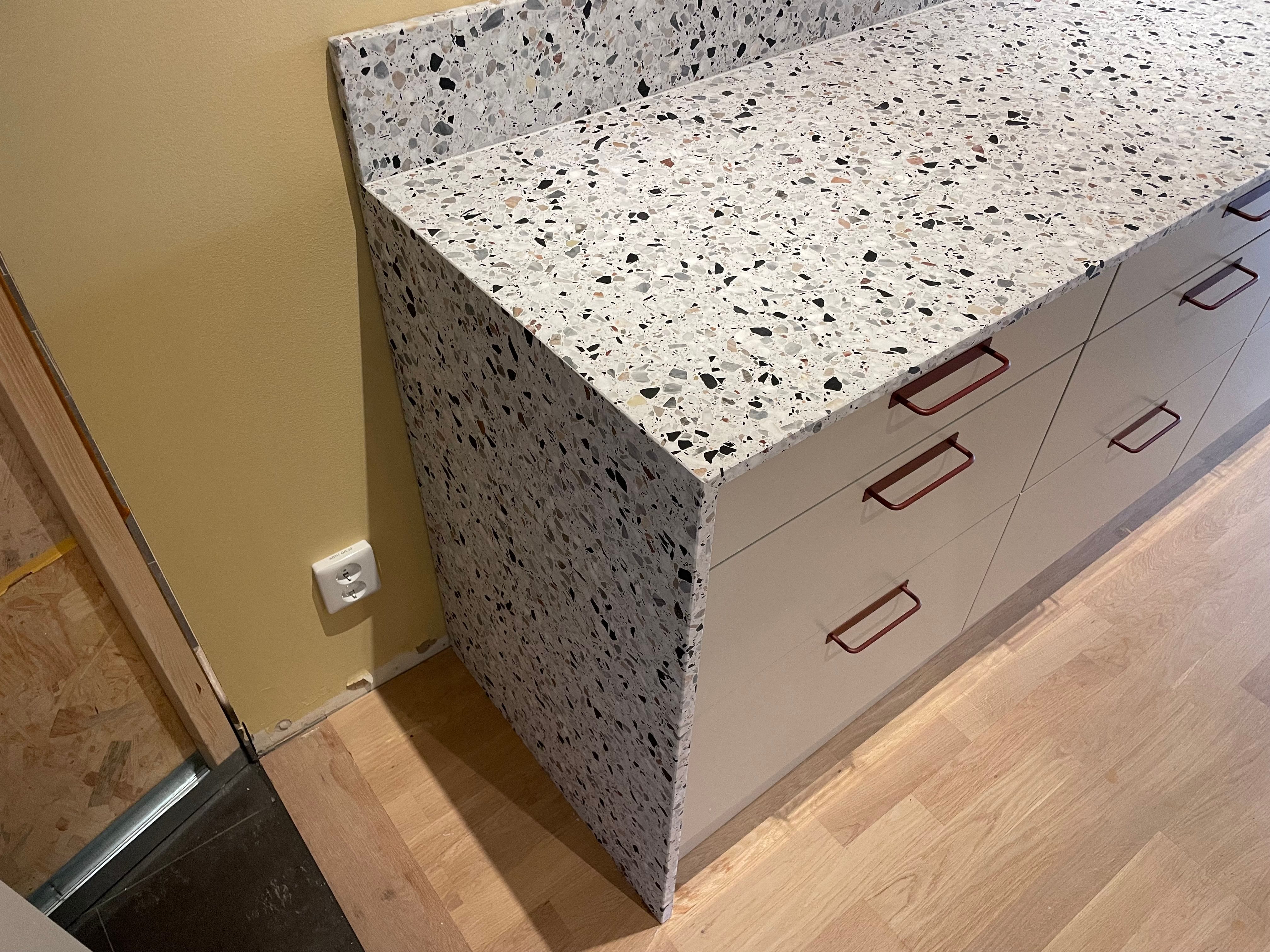 Terrazzo GV köksbänkskiva i Sundbyberg